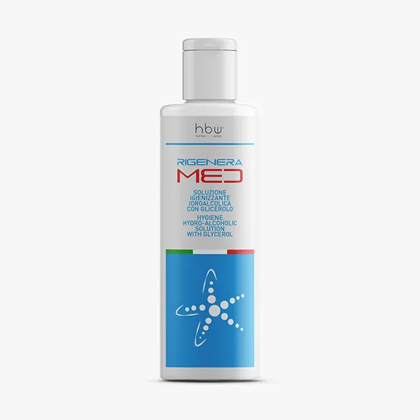 [A00110565] - 7496G Soluzione igienizzante idroalcolica con glicerolo [200 ml] Rigenera Med Hbw
