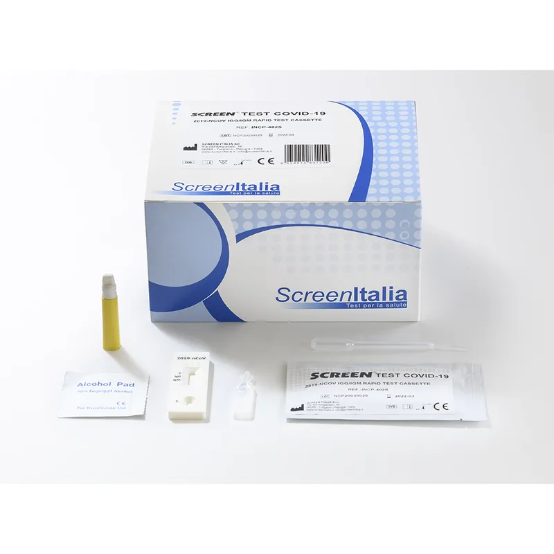 [A00110544] - SCREEN TEST COVID-19 Test rapido per il rilevamento qualitativo di anticorpi IgG e IgM per 2019-nCov (Virus Coronavirus) in campioni di sangue intero con pungidito (INCP-402B) Screen Italia