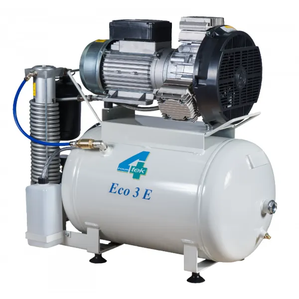 [A00000218] - ECO3E Compressore [225 l/min 5 Bar - Serbatoio 50 l – 2,5 HP] essiccato con essiccatore 4Tek