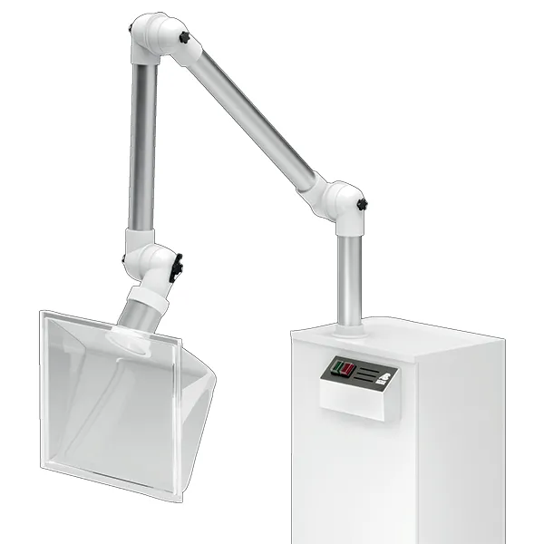 [A00110950] - ASPI-JET 25 Aspiratore di aerosol a mobiletto con motore ad induzione [230V/1~/50Hz/0,40kW/1250l/min] con filtro HEPA-H14 e carboni attivi Cattani