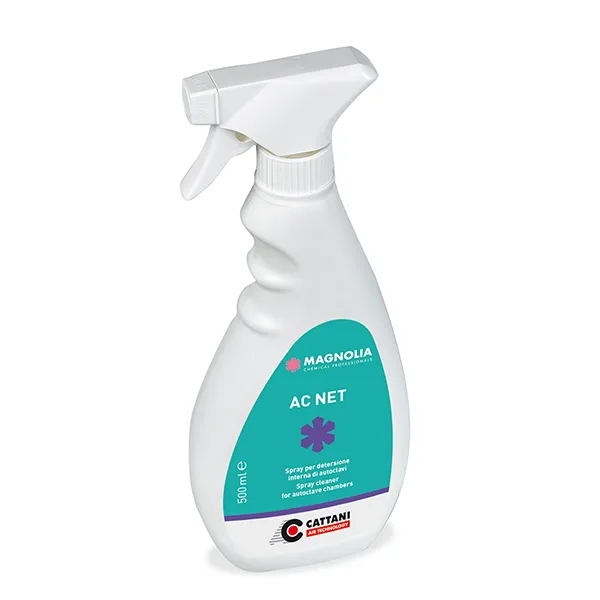 [A00046312] - AC NET Detergente per autoclavi [500 ml] completo di nebulizzatore e panno in microfibra Cattani