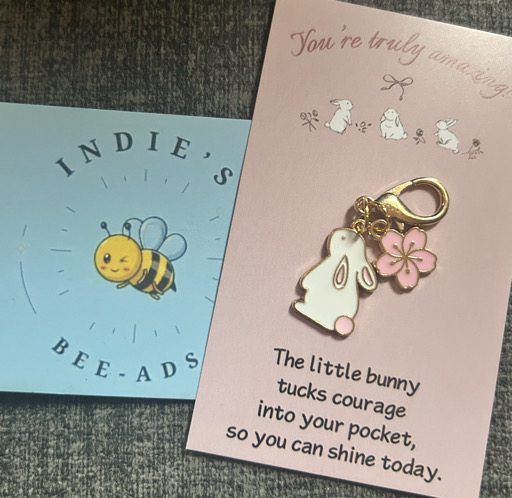 Little Bunny Courage Charm 