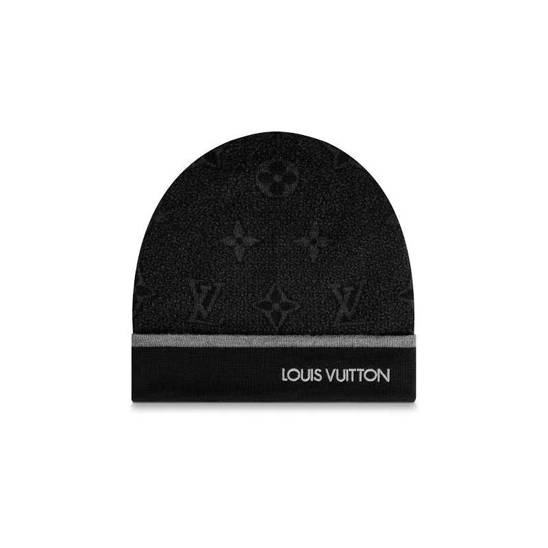 LV Black Eclipse Beanie