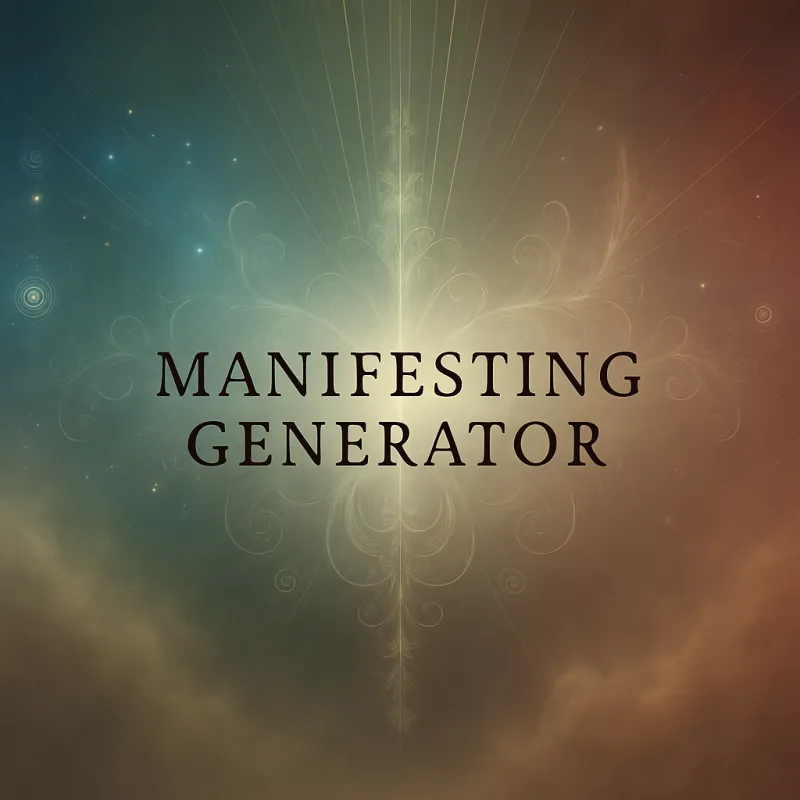 Embodying the Manifesting Generator