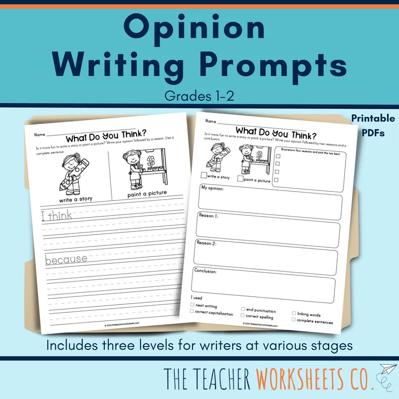 Opinion Writing Prompts