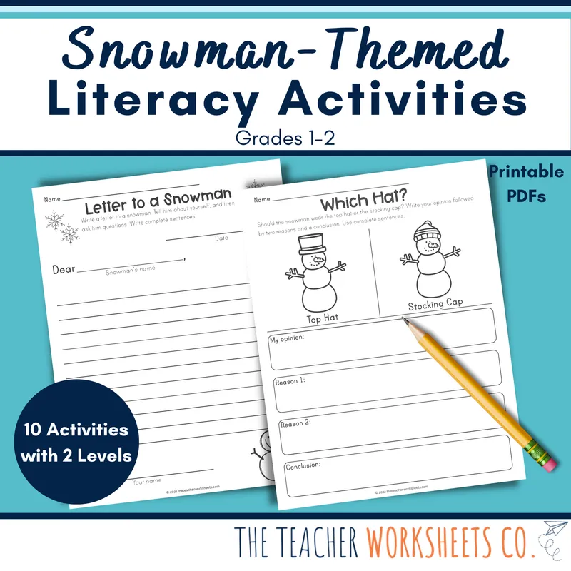 Winter Literacy Activities
