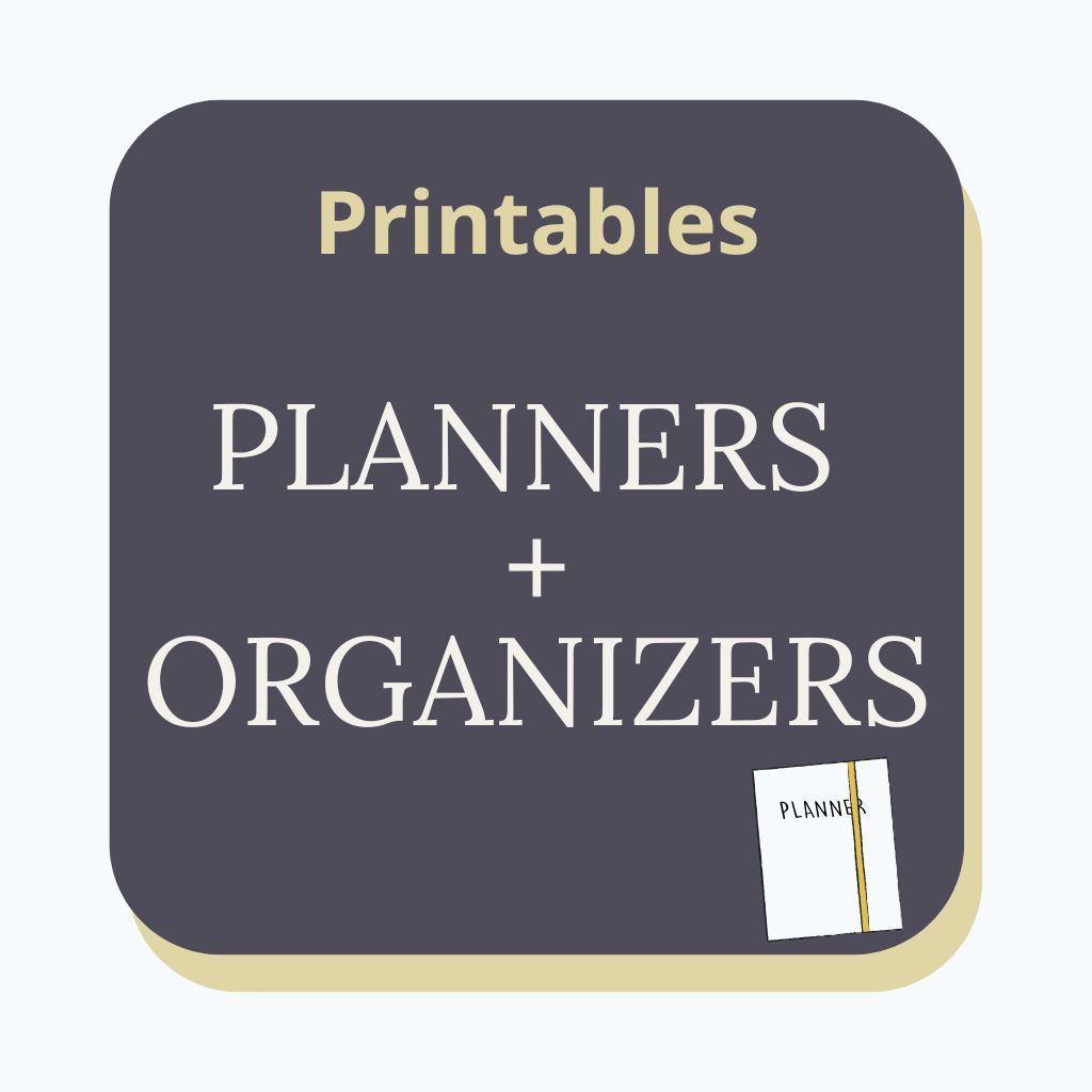 Planners & Organizers