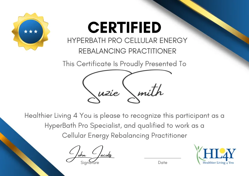 HyperBath Pro Cellular Energy Rebalancing – Practitioner Certification Program