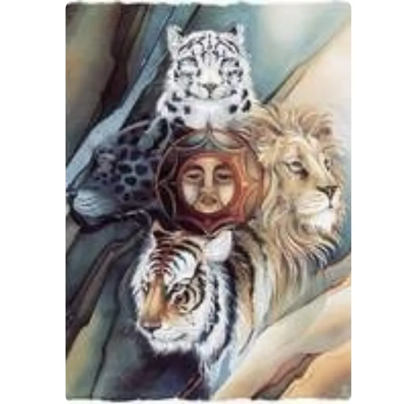 Circle Of Fire mystical Art Print