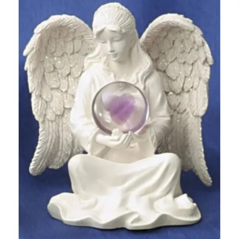Heart Blessing Angel Figurine