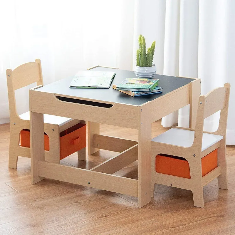 Fun Activity Table Set | Bright Colors with Sturdy Chairs