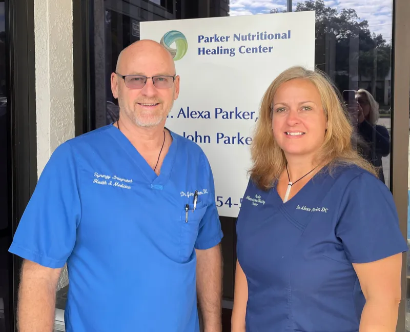 Drs. John and Alexa Parker at Parker Nutritional Healing Center in Tampa