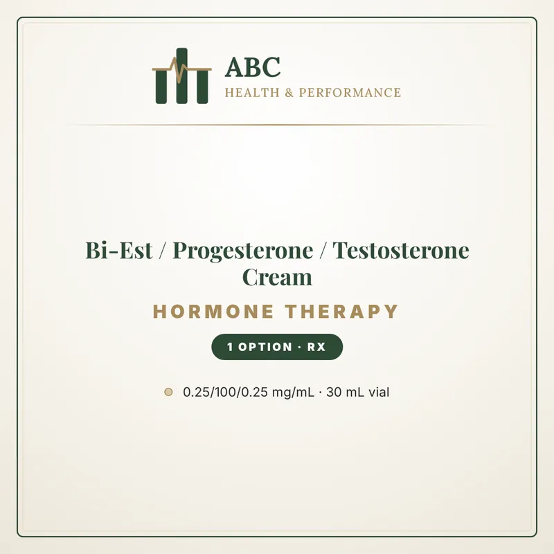 Bi-Est / Progesterone / Testosterone Cream