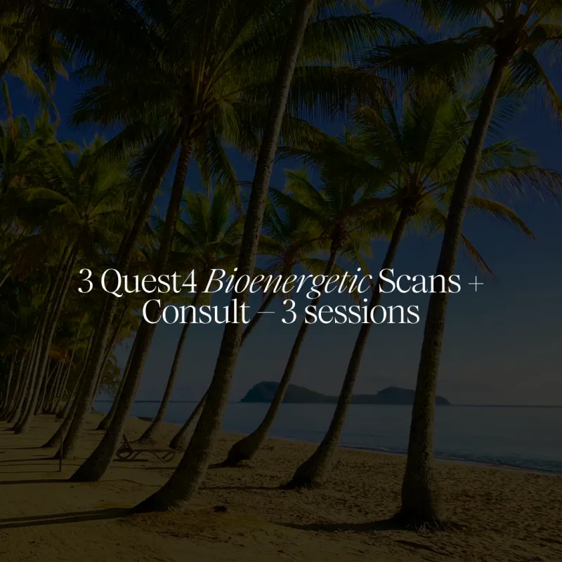 3 Qest4 Bioenergetic Scans + Consult – 3 sessions