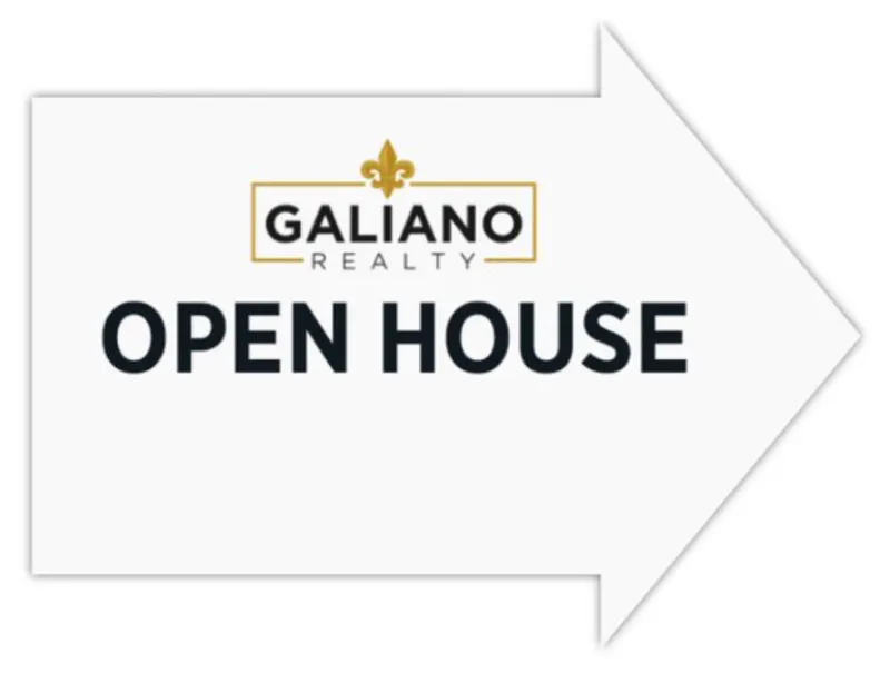Basic Open House Arrow Sign