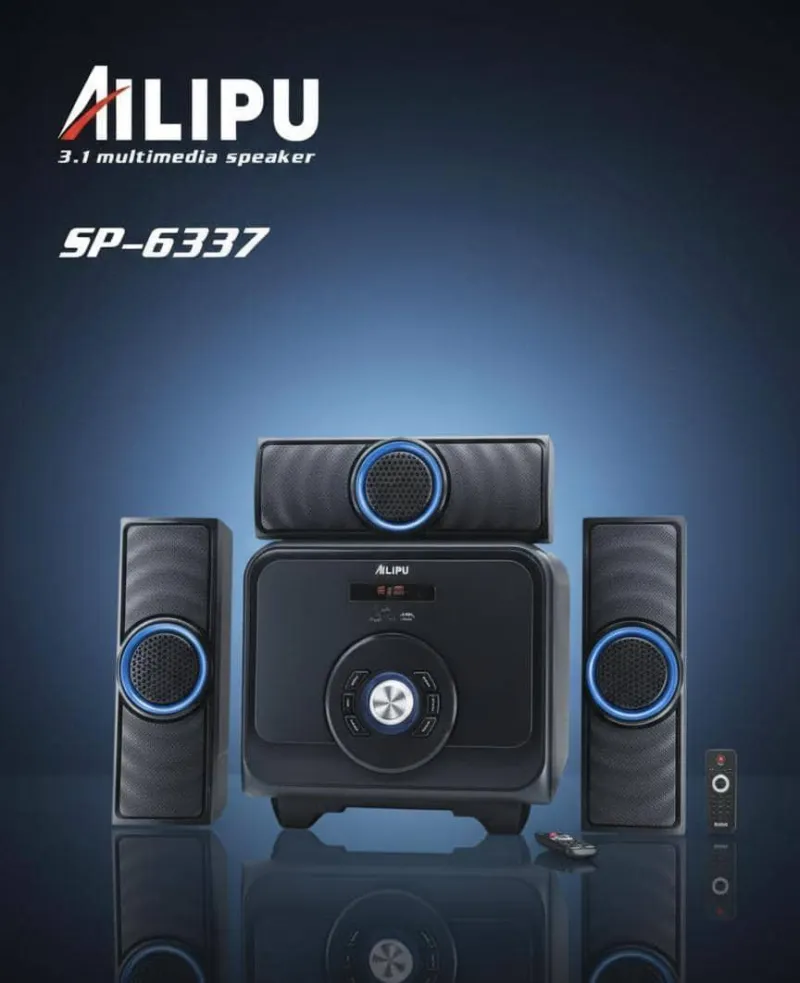 Ailipu SP-6337 3.1 X-BASS Multimedia Speaker System (AC/DC)