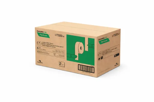 Papier de toilette Cascades T320 — caisse de 6