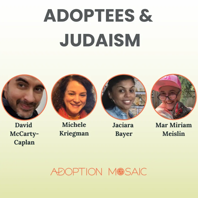 Recording of Adoptees & Judaism: We the Experts Adoptee Series
