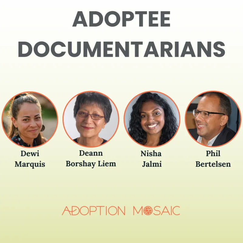 Recording of Adoptee Documentarians: We the Experts Adoptee Series