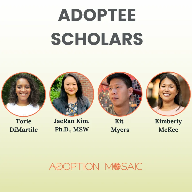 Recording of Adoptee Scholars: We the Experts Adoptee Series