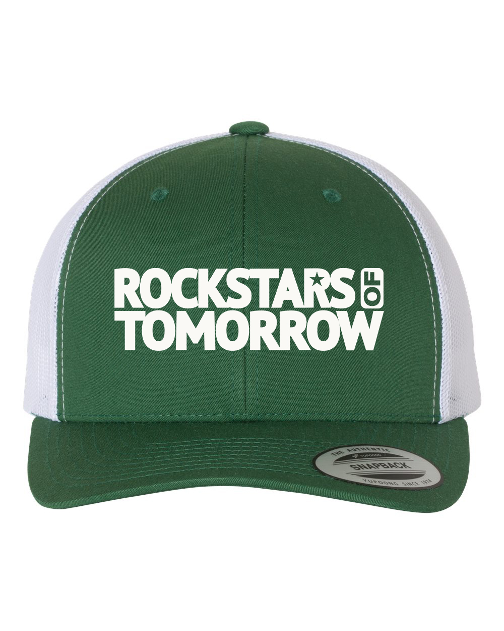 Kelly-Green_White "baseball style" Hat