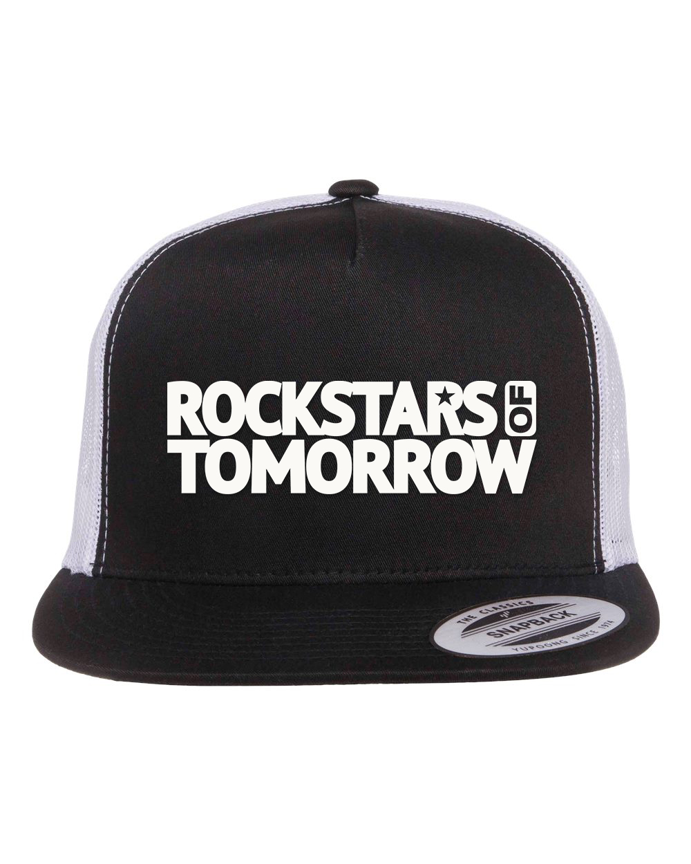 Black_White "flat-bill style" Hat