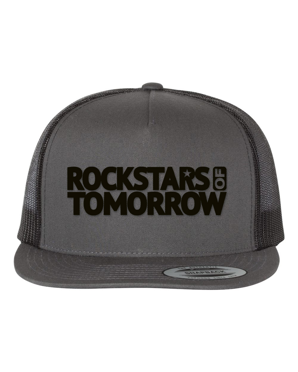 Charcoal_Black "flat-bill style" Hat