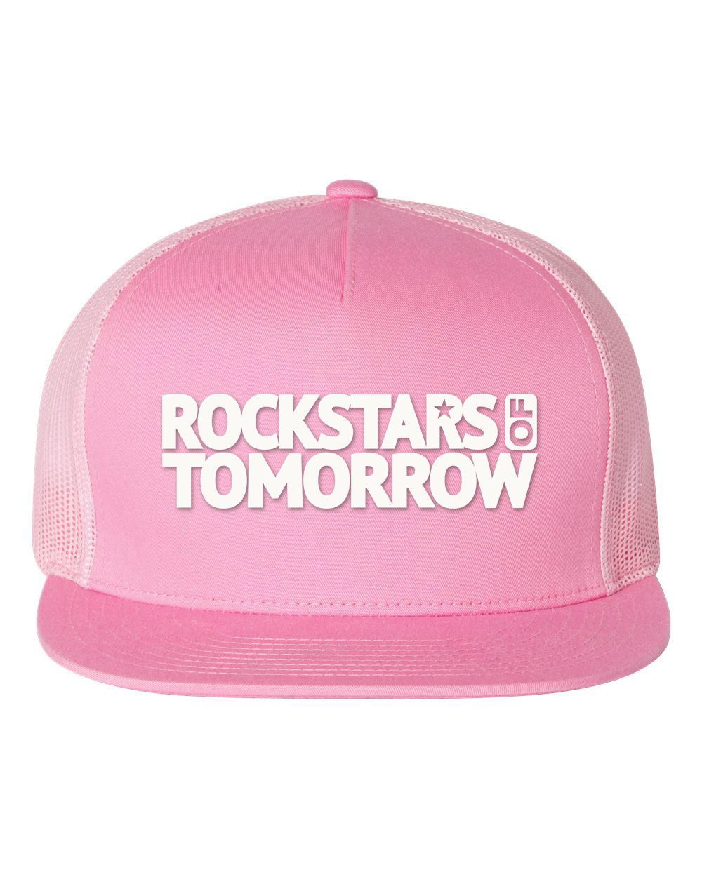 Pink "flat-bill style" Hat