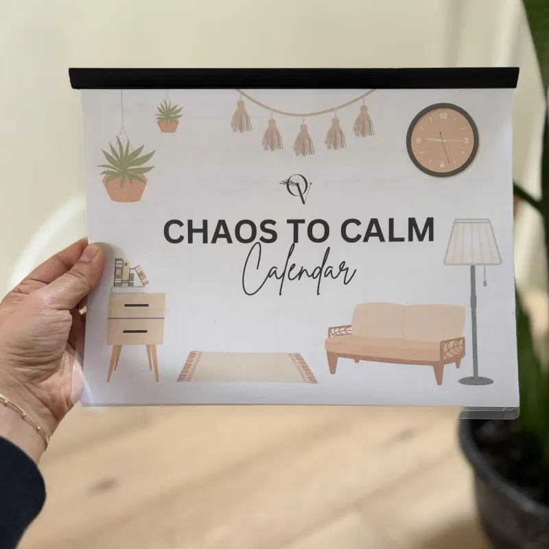 Chaos to Calm Calendar