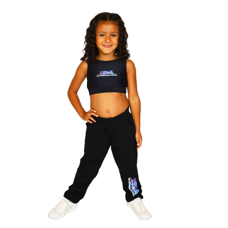SPAA BLACK Crop Top -GST Included