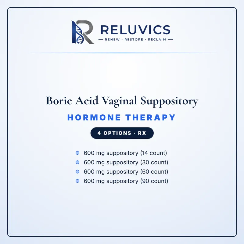 Boric Acid Vaginal Suppository