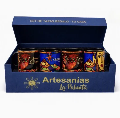 Set de Tazas 4 Unidades 