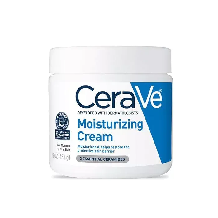 CeraVe Face and Body Moisturizing Cream for Normal to Dry Skin Unscented, 12 oz
