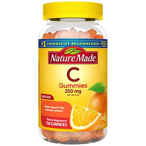 Nature Made Vitamin C Gummies 250 mg Tangerine, 150.0 ea