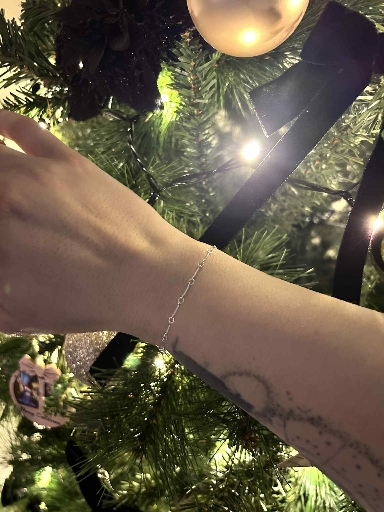 Sterling Silver Permanent Bar Bracelet 