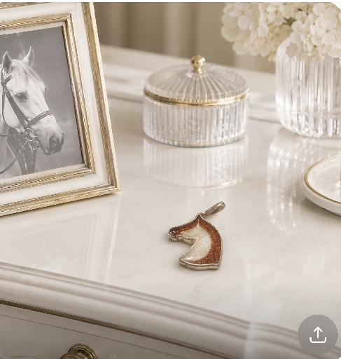 Sterling Silver Horse Pendant 