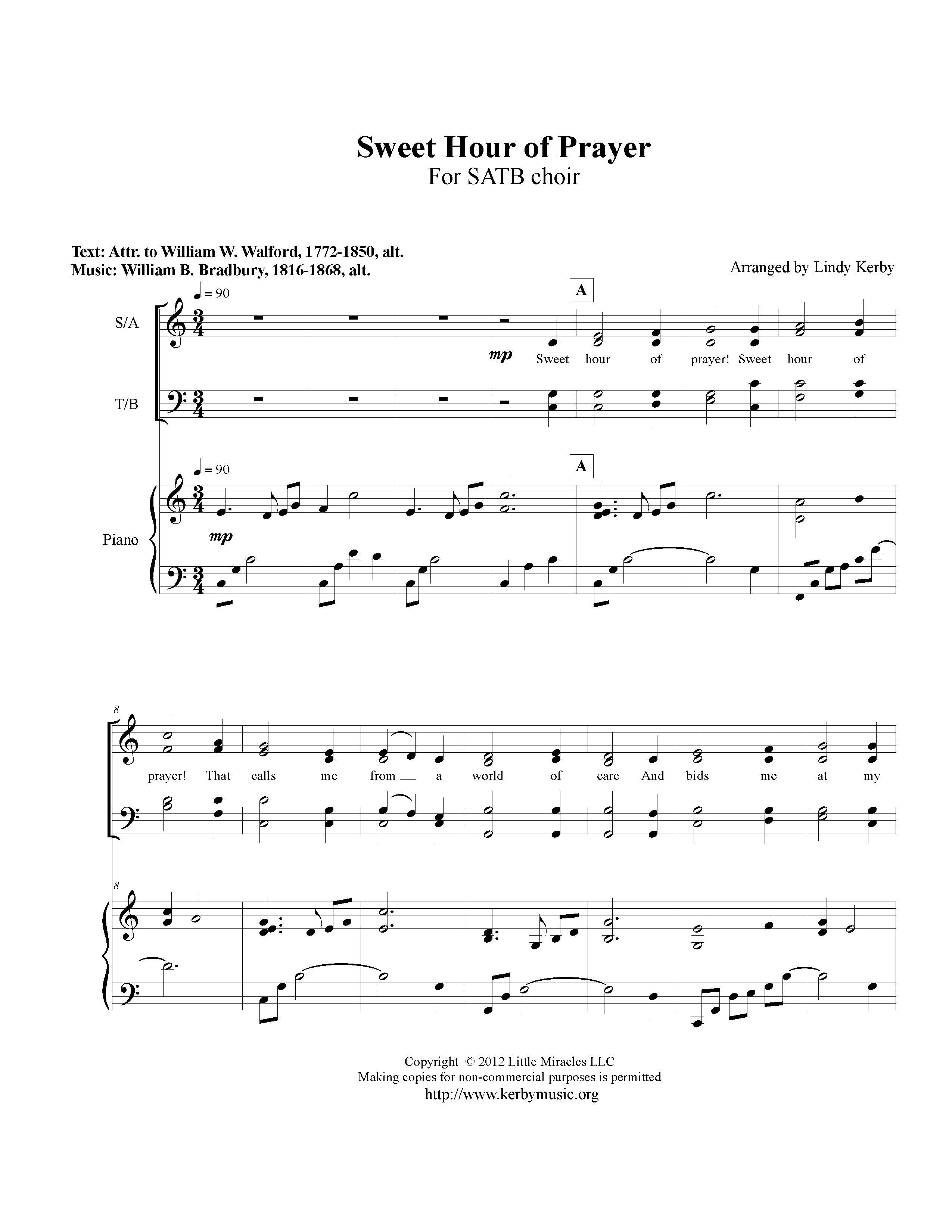 Sweet Hour of Prayer