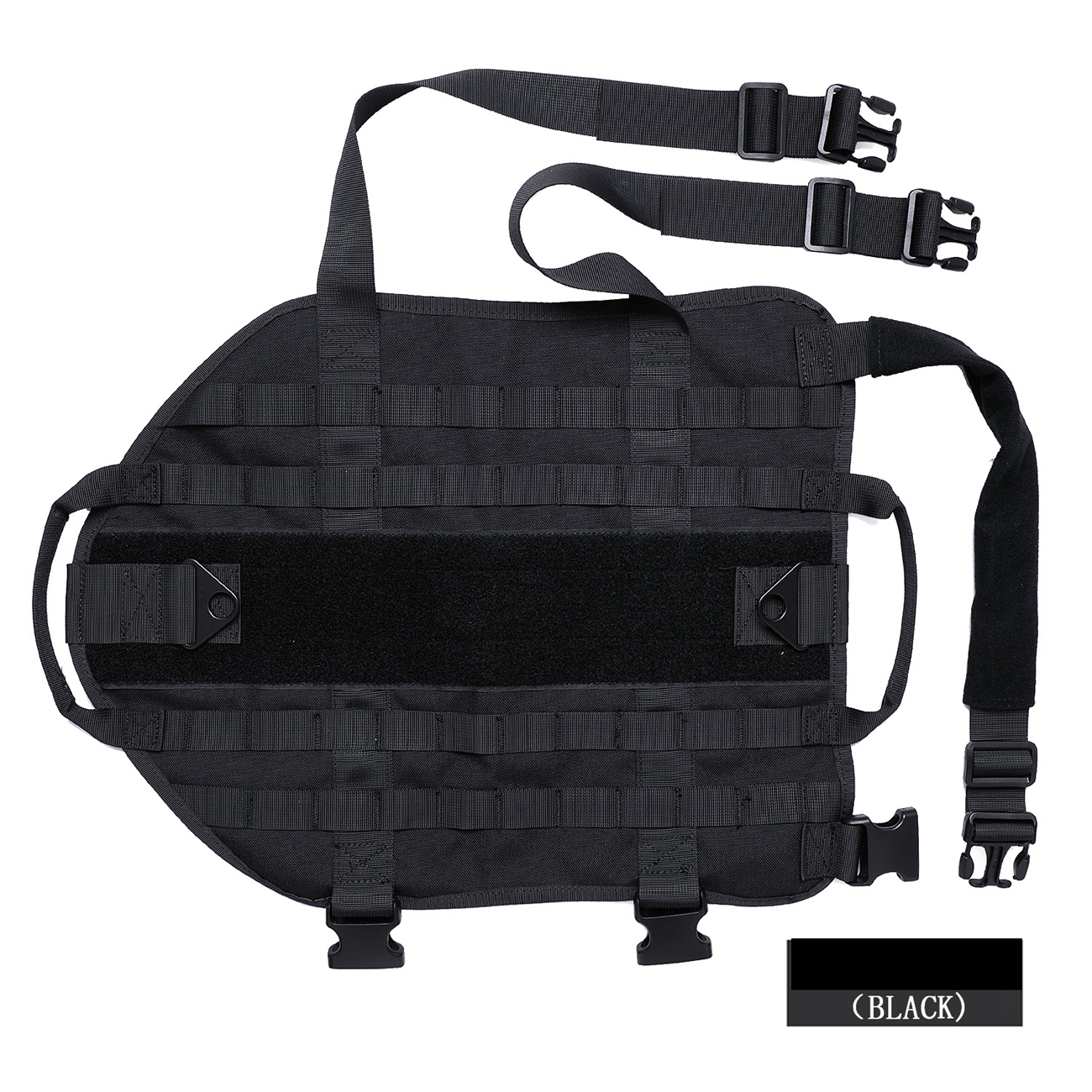 D1 K9 Tactical Training Dog Vest with Handles & Patch Panels