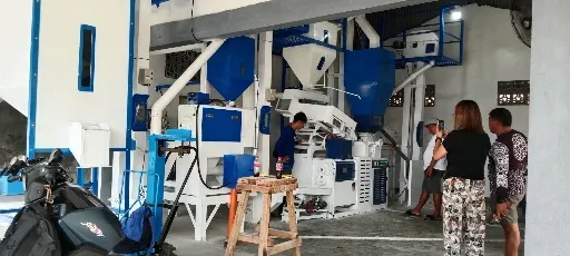 25D COMBINED RICE MILL MACHINES with Mist Polisher 