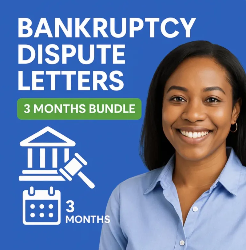 Bankruptcy Challengers Letters (3 Months of Dispute Letters)