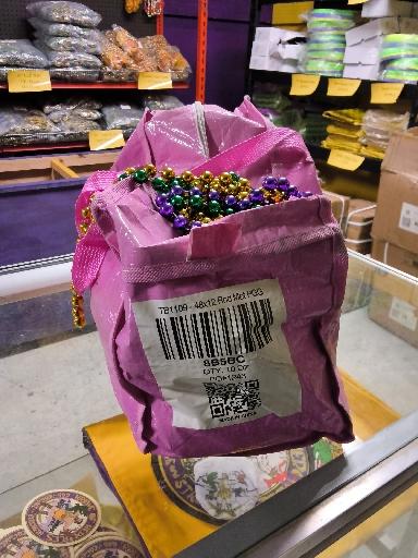 48" 12mm Bagged Beads - P/G/G