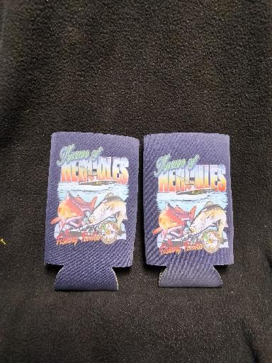 Hercules Fishing Koozie (Slim Can)