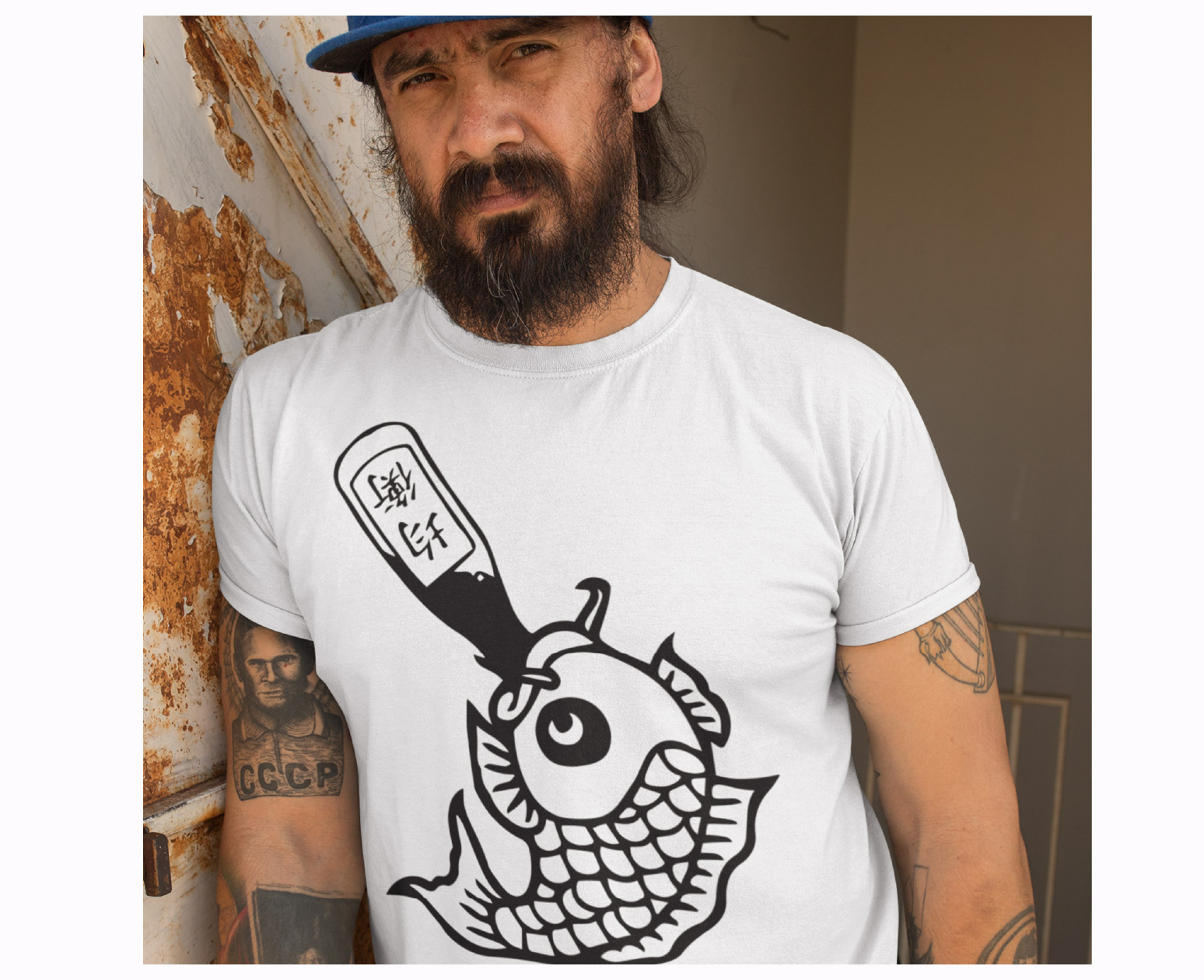 1.Drunk Like Fish - Tee