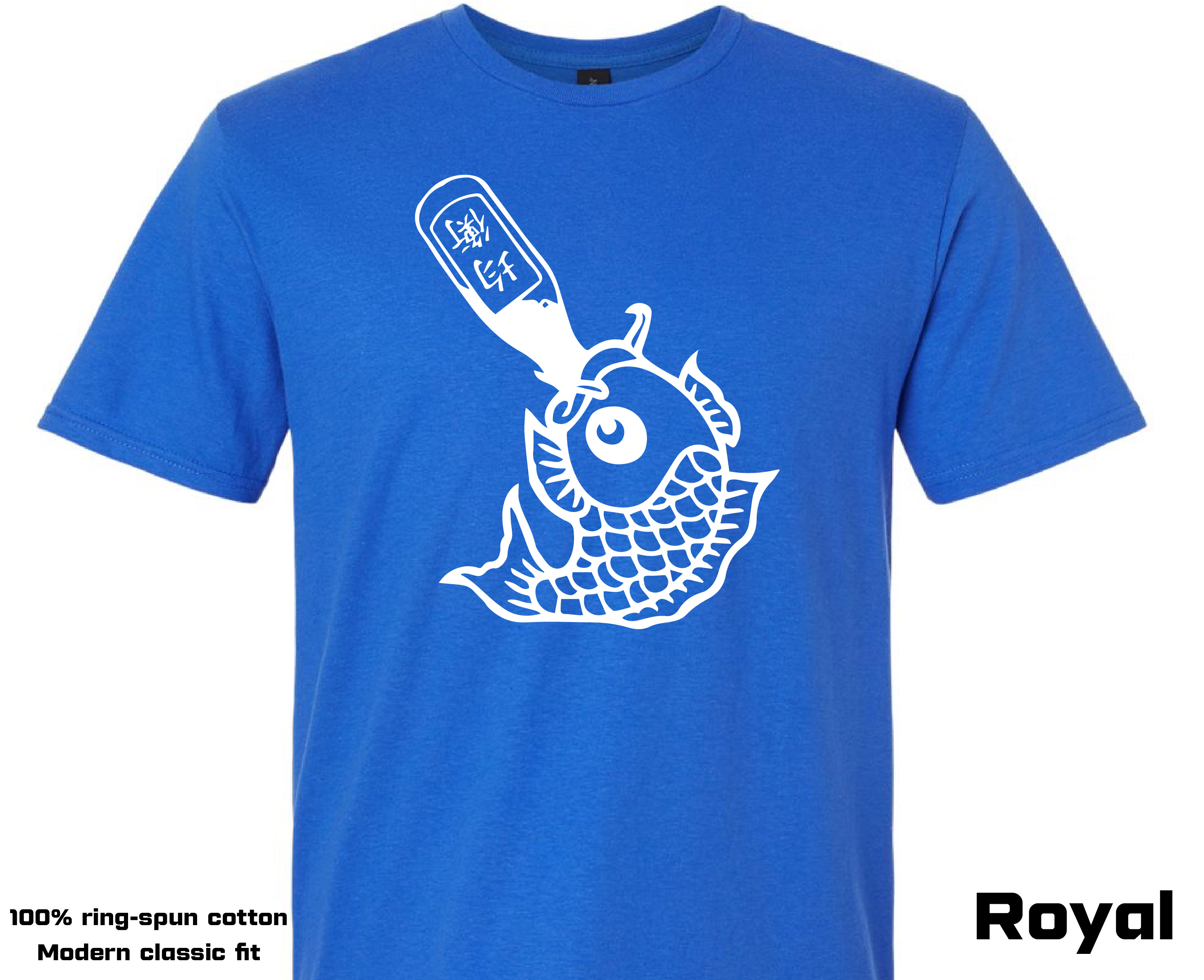 1.Drunk Like Fish - Tee