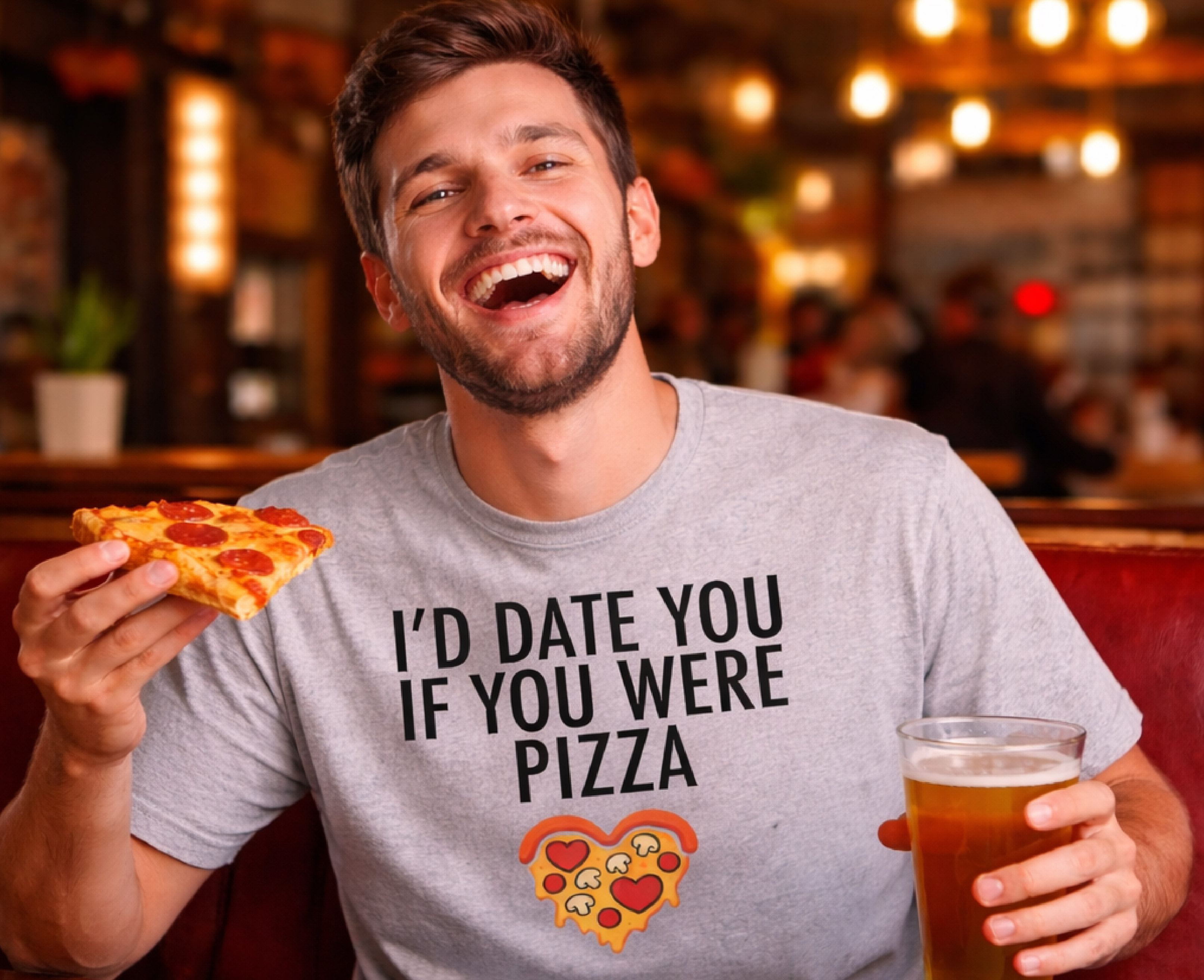 8. I'd Date You If You Were Pizza - Tee