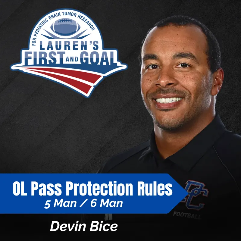Devin Bice - OL Pass Protection Rules - 5 Man / 6 Man