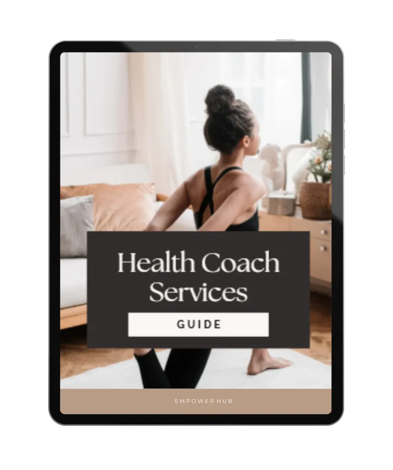 Health Coach Services & Prices Guide (Large)