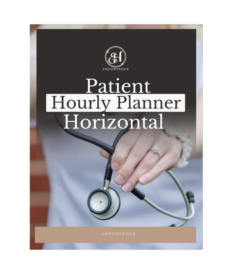 Patient Hourly Planners (Horizontal)