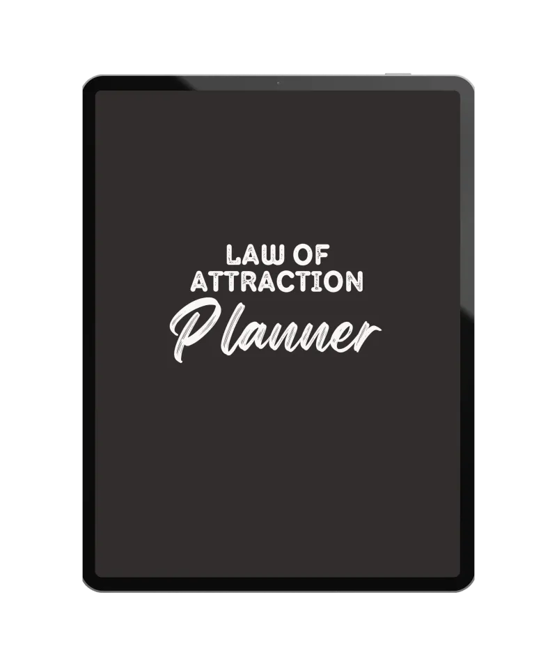 Law of Attraction Planner Canva A4