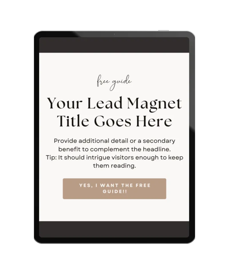 Coach Landing Page